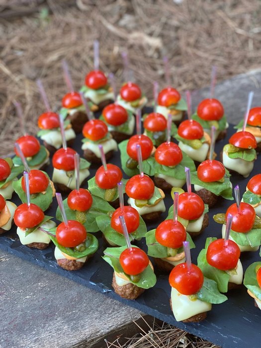 Tartines façon avocado toast du buffet moderne chic